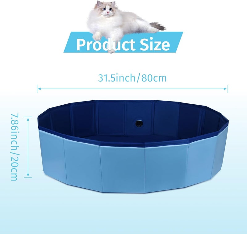 HALAGAS Cat Birthing Box, Whelping Box for Cats, Cat Birthing Nesting Boxs, Whelping Pool,Pet Birth Supplies, Foldable Cates Bath Pool, Convenient Storage, Easy to Clean, Can be Used Indoors or Outdoors - Image 2